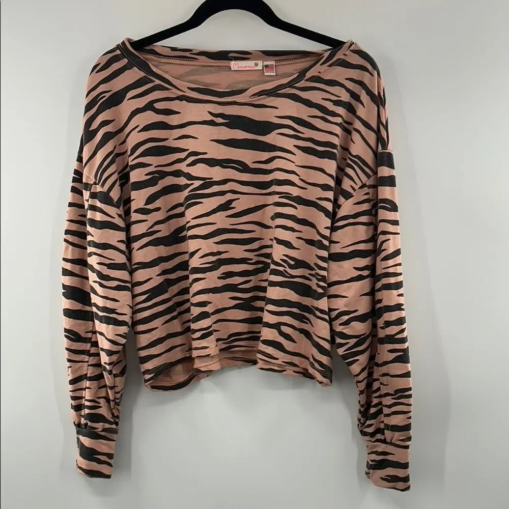 3For $20 Mavenie Orange /Pink Black Relaxed Fit Top NWOT size: Medium - Picture 1 of 4